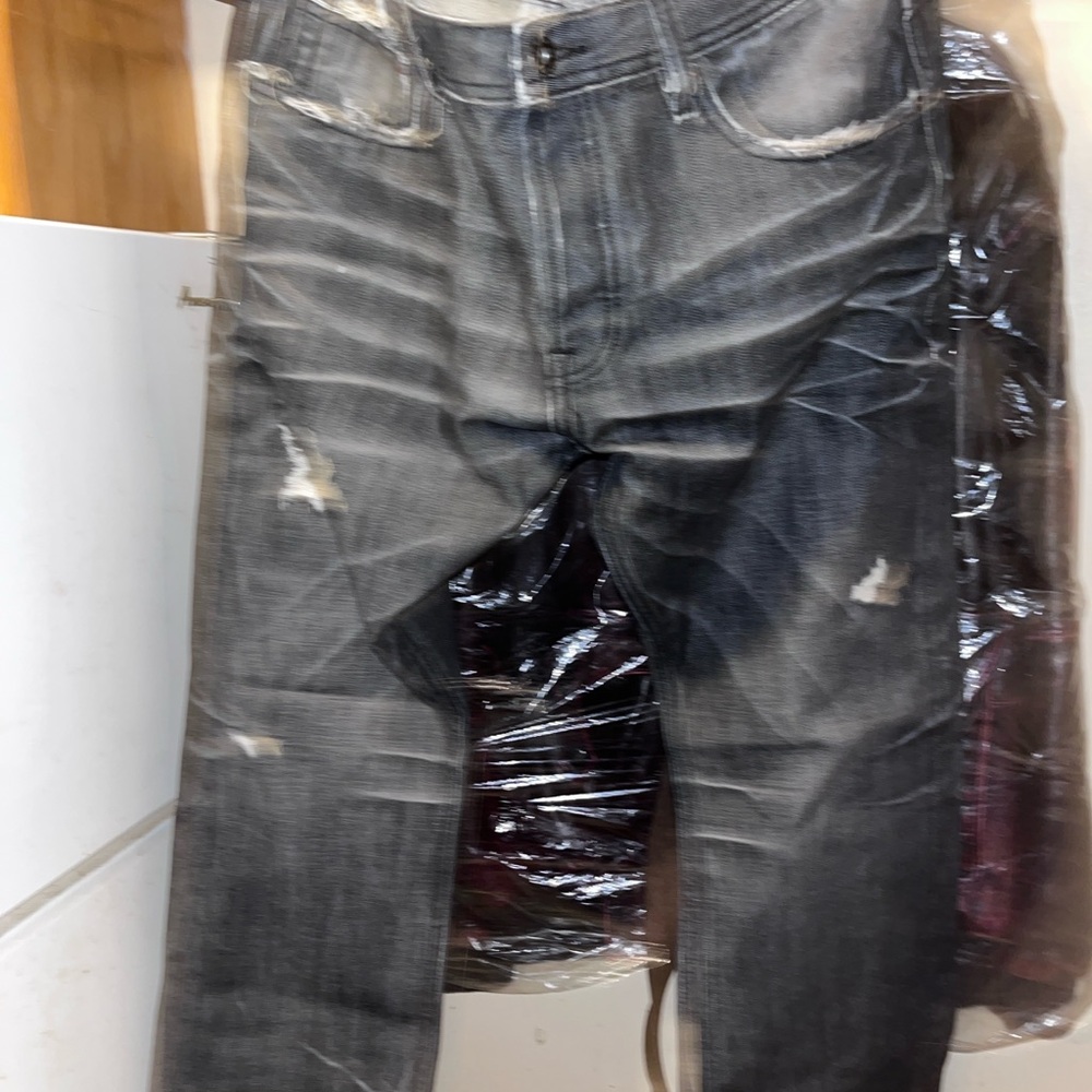 Cult of Individuality Hagen Relaxed Distressed Gray Skinny Jeans